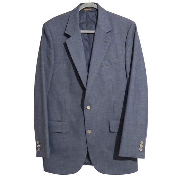 Brooks Brothers Other - BROOKS‎ BROTHERS Mens gray Wool Blazer Sport Coat Textured Suiting  Size 42 36